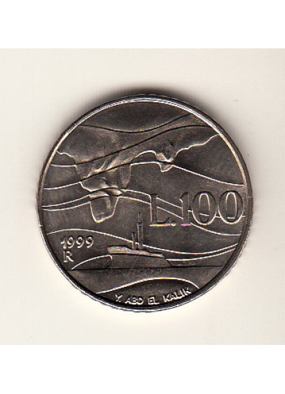 1999 100 Lire Acmonital Il Mare Oggi Fior di Conio San Marino